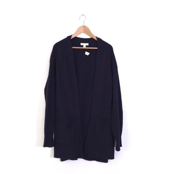 Treasure & Bond Navy Open Knit Cardigan Sweater S - Picture 1 of 9